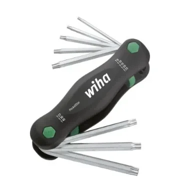 Wiha 8-Piece Torx Key Set, T9 to T40 Size, Straight Shape, Short Arm - 23047 product image