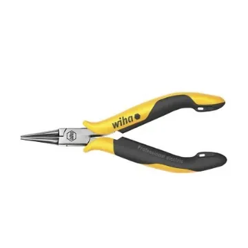 Wiha 26804 Round Nose Pliers, 120 mm Overall, Flat Tip product image