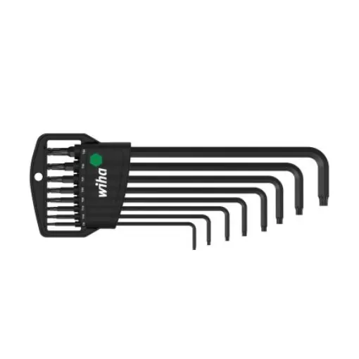 Wiha 8-Piece Torx Key Set, T9 to T40 Size, L Shape, Long Arm - 32395 product image