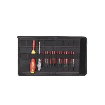 Wiha Phillips, Pozidriv, Slotted, Torx Bit Holder Screwdriver, 16-Piece - 36068 product image