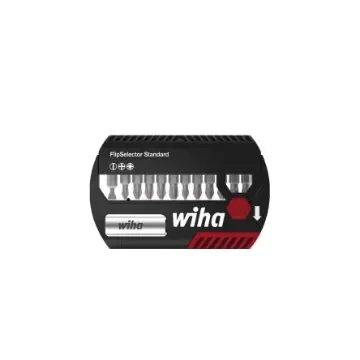 Wiha Bit Set 13 Pieces, Phillips, Pozidriv, Slotted - 39029 product image