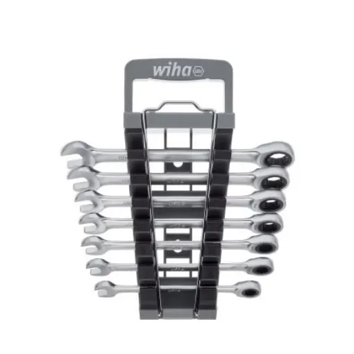 Wiha 30390 Series 7-Piece Ring Spanner Set, 9, 10, 11, 12, 13, 14, 15, Chrome Vanadium Steel - 44664 product image
