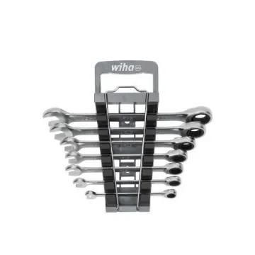 Wiha 30396 Series 7-Piece Ring Spanner Set, 8, 10, 12, 13, 15, 17, 19, Chrome Vanadium Steel - 45244 product image