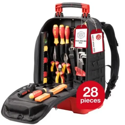 Wiha 27 Piece Tool Backpack Electric Tool Kit with Bag, VDE Approved - 45528 product image