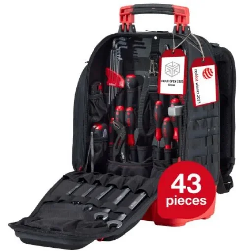 Wiha 41 Piece Tool Backpack Mechanic Tool Kit with Bag - 45529 product image
