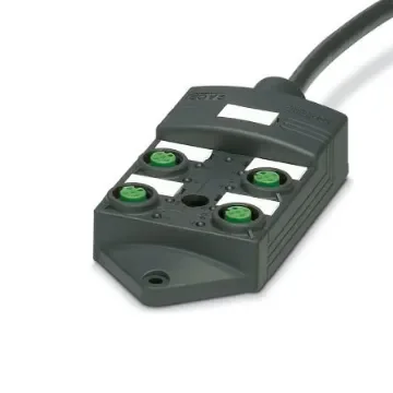 Phoenix Contact 10270 Series Sensor Hub, M12, 20m cable, 5 way, 4 port - 1027009 product image