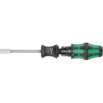 Wera Hex, Phillips, Pozidriv, Slotted, Torx Bit Holder Screwdriver, 7-Piece - 05051510001 product image