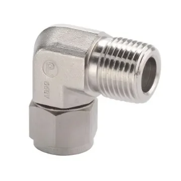 Parker Hydraulic Elbow Compression Tube Fitting, 8MSEL4N-6MO product image