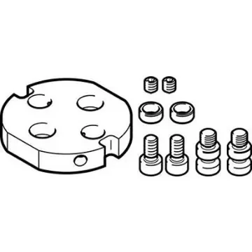 Festo 2 Finger Double Action Pneumatic Gripper, DHAA-G-Q11-32-B1-25, Parallel Gripping Type product image
