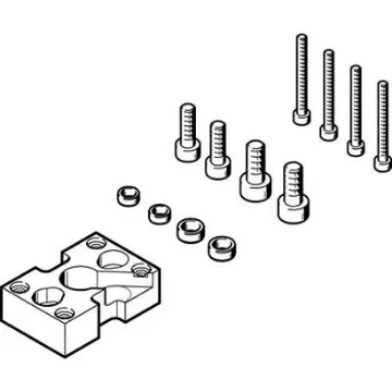 Festo 2 Finger Double Action Pneumatic Gripper, DHAA-G-Q5-12-B8-16, Parallel Gripping Type product image