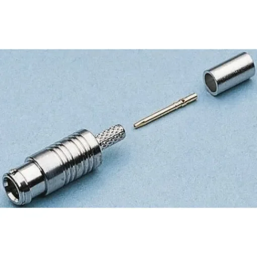 Radiall, Jack Panel Mount MCX Connector, 75O, Crimp Termination, Straight Body - R213238007W product image