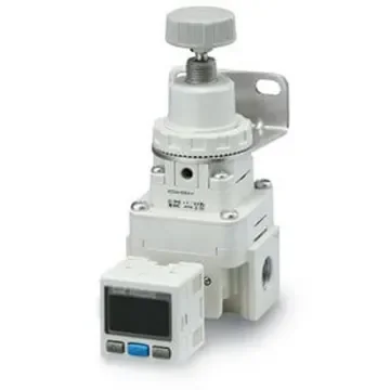 SMC G 1/4 Regulator - 0.01MPa to 0.8MPa, 1/4 in, 1Mpa max. input - IR2020-F02-A product image