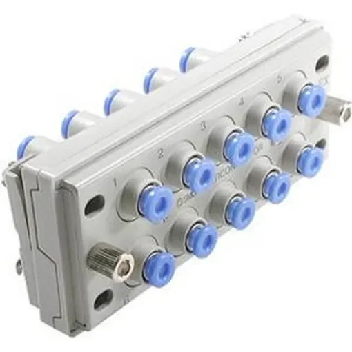 SMC KDM Series Multi-Connector Fitting, Push In 4 mm to Push In 4 mm, Tube-to-Tube Connection Style - KDM20-04 product image