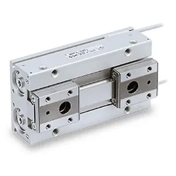 SMC 2 Finger Double Action Pneumatic Gripper, MHF2-16D2, Low Profile Gripping Type product image