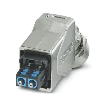 Phoenix Contact, FOC, SCRJ Multimode Fibre Optic Connector, POF 980/1000µm Fibre Size, 1.5dB Insertion Loss - 1407902 product image