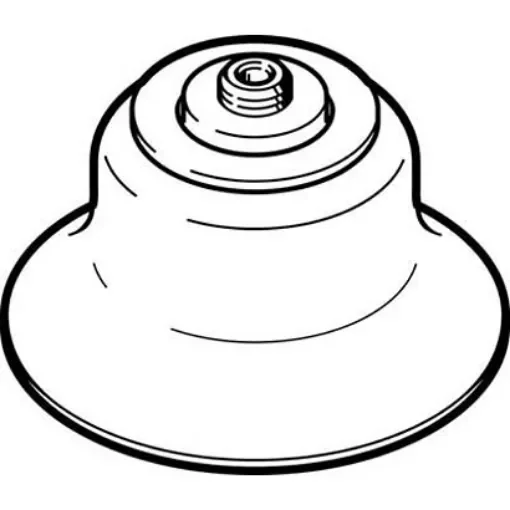 Festo 60mm Deep Fluororubber Pneumatic Suction Cup ESS-60-EF, M10 product image