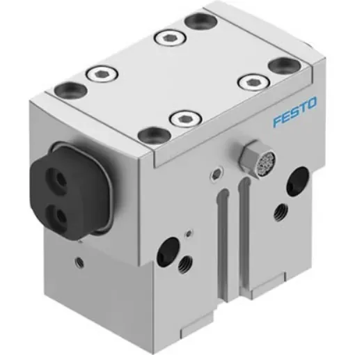 Festo 2 Finger Double Action Pneumatic Gripper, HGPD-25-A-G1, Parallel Gripping Type product image