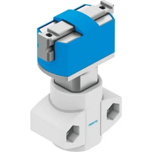 Festo 2 Finger Single Action Pneumatic Gripper, HGPM-12-EO-G6, Parallel Gripping Type product image