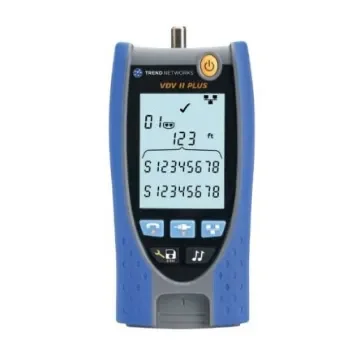 TREND Networks R158008 Cable Tester Coaxial VDV II Plus, RJ11, RJ12, RJ45 product image