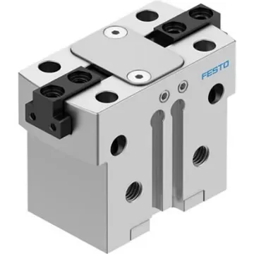 Festo 2 Finger Double Action Pneumatic Gripper, HGPT-16-A-B-F-G1, Parallel Gripping Type product image
