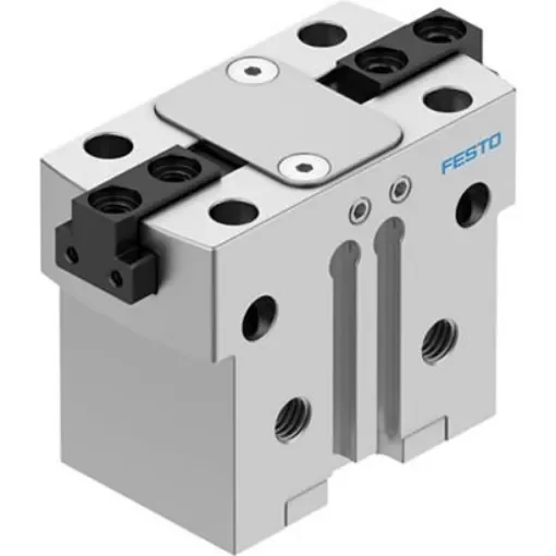 Festo 2 Finger Double Action Pneumatic Gripper, HGPT-16-A-B-F-G1, Parallel Gripping Type product image