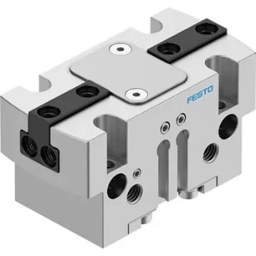 Festo 2 Finger Double Action Pneumatic Gripper, HGPT-20-A-B-F, Parallel Gripping Type product image