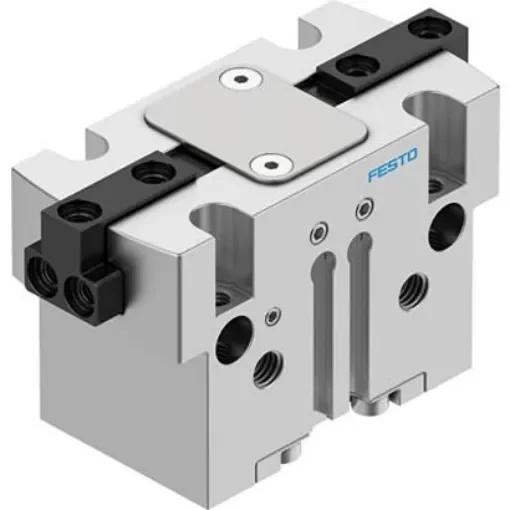 Festo 2 Finger Double Action Pneumatic Gripper, HGPT-20-A-B-G1, Parallel Gripping Type product image