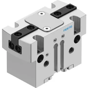 Festo 2 Finger Double Action Pneumatic Gripper, HGPT-20-A-B-G2, Parallel Gripping Type product image