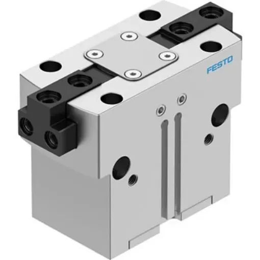 Festo 2 Finger Double Action Pneumatic Gripper, HGPT-35-A-B-F-G1, Parallel Gripping Type product image