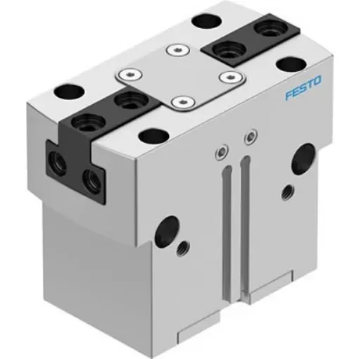Festo 2 Finger Double Action Pneumatic Gripper, HGPT-35-A-B-F-G2, Parallel Gripping Type product image