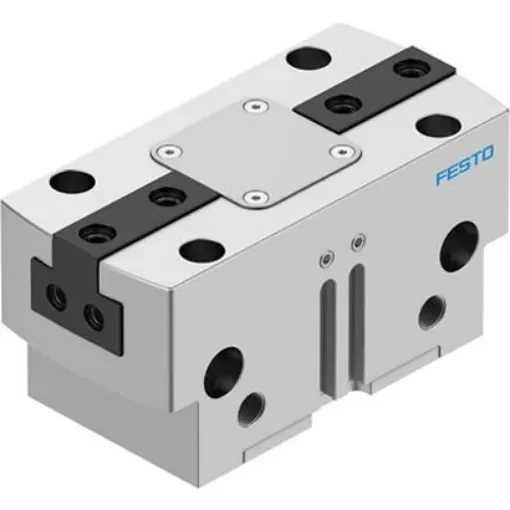 Festo 2 Finger Double Action Pneumatic Gripper, HGPT-50-A-B-F, Parallel Gripping Type product image