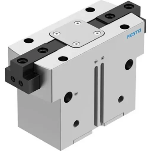 Festo 2 Finger Double Action Pneumatic Gripper, HGPT-63-A-B-F-G1, Parallel Gripping Type product image