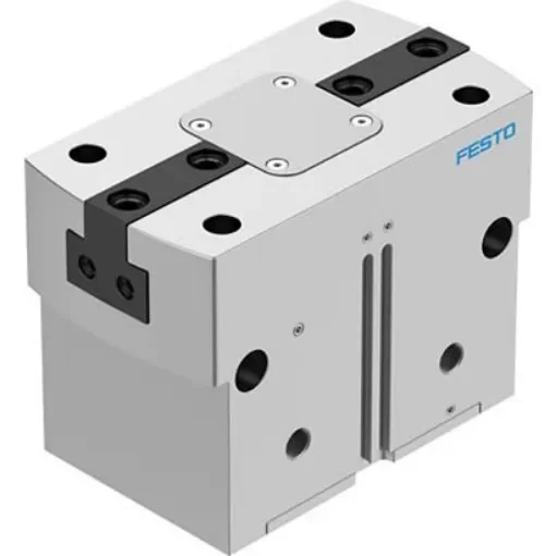 Festo 2 Finger Double Action Pneumatic Gripper, HGPT-80-A-B-F-G2, Parallel Gripping Type product image