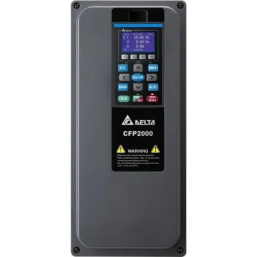 Delta Electronics Variable Speed Drive, 5.5 kW, 3 Phase, 460 V, 13/10.5 A, CFP2000 Series - VFD055FP4EA-52 product image