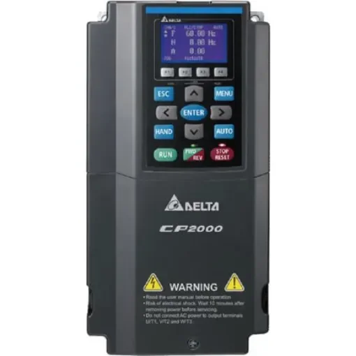 Delta Electronics Variable Speed Drive, 7.5 kW, 3 Phase, 460 V, 18/12 A, CP2000 Series - VFD075CP4EB-21 product image