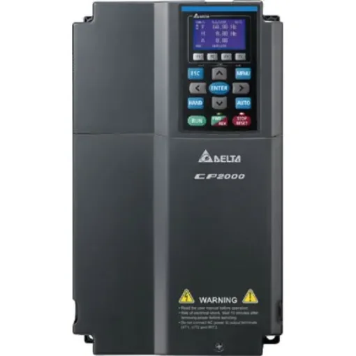 Delta Electronics Variable Speed Drive, 18.5 kW, 3 Phase, 460 V, 38/32 A, CP2000 Series - VFD185CP4EB-21 product image