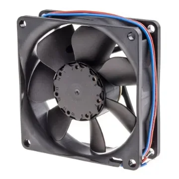 ebm-papst 8400 N Series Axial Fan, 12 V dc, DC Operation, 79m³/h, 2.8W, 233mA Max, 80 x 80 x 25mm - 8412NGH product image