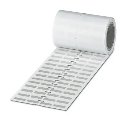 Phoenix Contact 08003 Silver Silver Print Label Roll, 19mm Width, 6mm Height, 2500Per Roll Qty - 0800343 product image