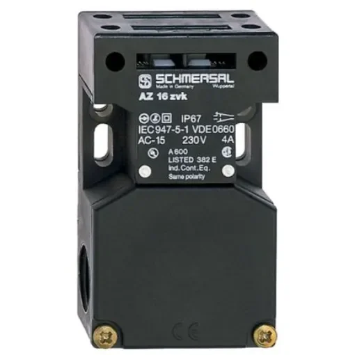 Schmersal AZ 16 Safety Interlock Switch, 2NC, Keyed , Glass Fibre Reinforced Thermoplastic - AZ16-02ZVK-M20 product image