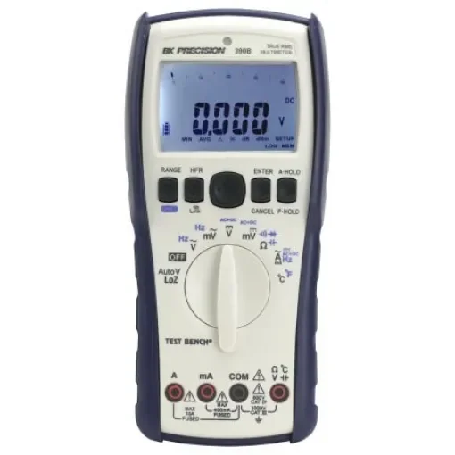 AAF BK390B Handheld Digital Multimeter, 10A ac Max, 10A dc Max, 1000V ac Max product image