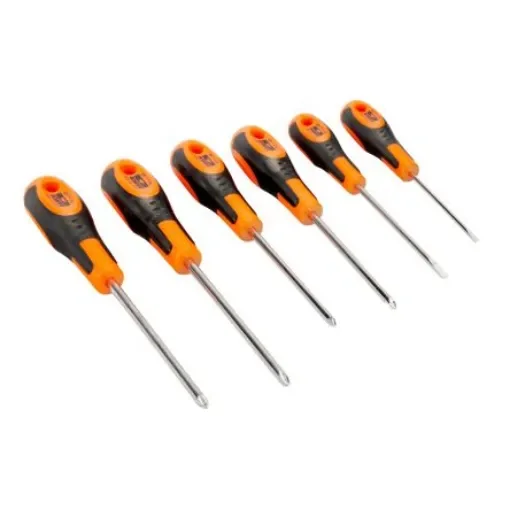 Bahco Slotted Standard Screwdriver, 6-Piece - 605-6 product image