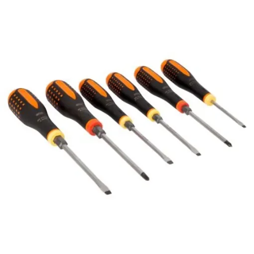 Bahco Slotted Insulated Screwdriver, 6-Piece - BE-9881TB product image