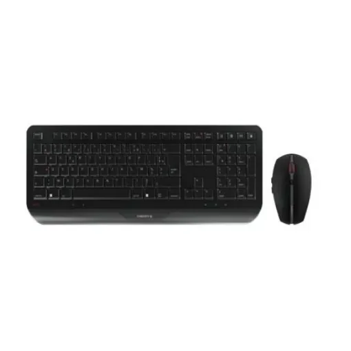 Cherry CHERRY GENTIX DESKTOP Wireless Ergonomic Keyboard and Mouse Set, AZERTY (France), Black - JD-7000FR-2 product image