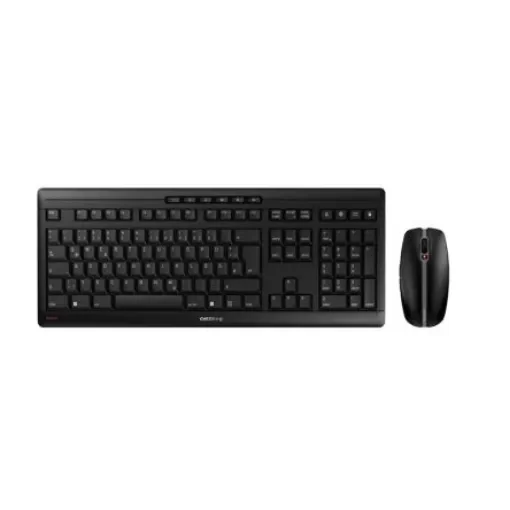 Cherry CHERRY STREAM DESKTOP Wireless Ergonomic Keyboard and Mouse Set, QWERTZ (German), Black - JD-8500DE-2 product image