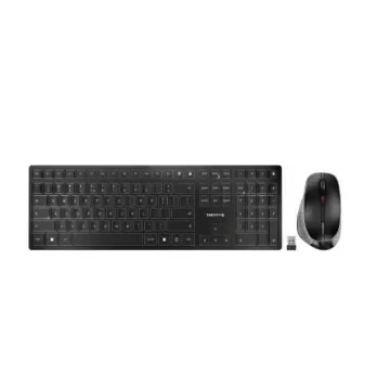 Cherry CHERRY DW 9500 SLIM Wireless Ergonomic Keyboard and Mouse Set, QWERTY (EU), Black - JD-9500EU-2 product image