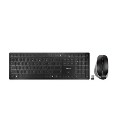 Cherry CHERRY DW 9500 SLIM Wireless Ergonomic Keyboard and Mouse Set, QWERTY (EU), Black - JD-9500EU-2 product image