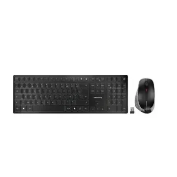 Cherry CHERRY DW 9500 SLIM Wireless Ergonomic Keyboard and Mouse Set, AZERTY (France), Black - JD-9500FR-2 product image