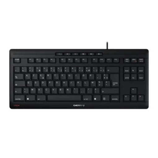Cherry STREAM KEYBOARD TKL Wired USB Keyboard, AZERTY (France), Black - JK-8600FR-2 product image