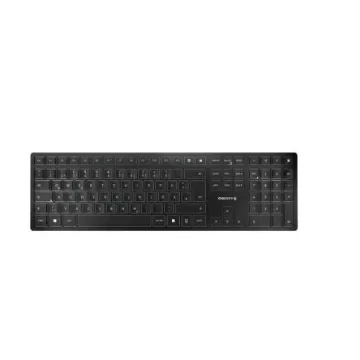 Cherry CHERRY KW 9100 SLIM Wireless USB, Wireless Keyboard, QWERTZ (German), Black - JK-9100DE-2 product image