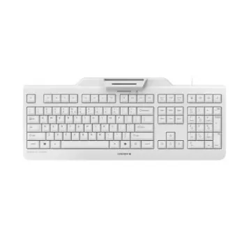Cherry CHERRY KC 1000 SC Wired USB Keyboard, Qwerty EU, Light Grey - JK-A0100EU-0 product image